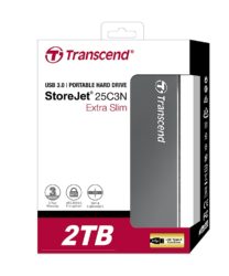 Amazon: Transcend StoreJet C3N 2TB externe Festplatte USB 3.0 für nur 80,68 Euro statt 108,13 Euro bei Idealo