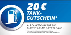 HU/AU bei Euromaster machen und einen 20 Euro Shell-Tankgutschein gratis dazu bekommen