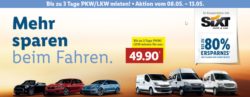 Lidl / Sixt: PKW/LKW für 3 Tage mieten für 49,90 Euro