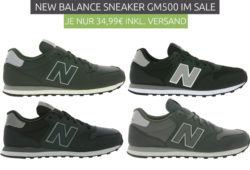 Outlet46: 4 verschiedene New Balance GM500 Sneaker für nur je 34,99 Euro statt 64,09 Euro bei Idealo