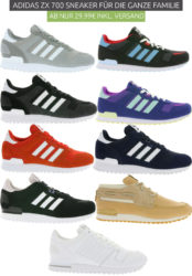 Outlet46: adidas Originals ZX 700 Sneaker ab 29,99 Euro z.B. ZX 700 Herren Sneaker Rot für 49,99 Euro statt 79,95 Euro bei Idealo