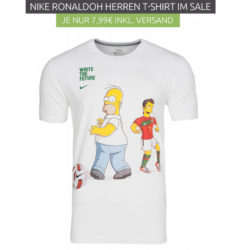 Outlet46: NIKE Christiano Ronaldo trifft auf Homer Simpson T-Shirt für nur 7,99 Euro statt 20,28 Euro bei Idealo