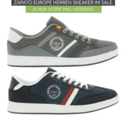 Outlet46: ZAPATO EUROPE American Team Herren Sneaker für nur je 14,99 Euro statt 29,99 Euro bei Idealo