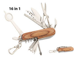 Pearl: 16in1-Multifunktions-Taschenmesser aus Edelstahl mit Echtholz-Griff gratis statt 19,90 Euro ( nur Versandkosten 4,90 Euro )