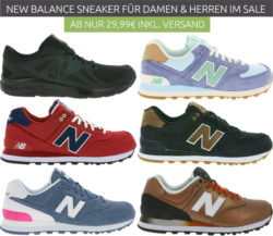 88 versch. New Balance Sneaker für Damen und Herren ab 29,99€ [idealo 51,85€]  @Outlet46