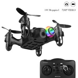 Amazon: DROCON Micro Mini Drohne Quadrocopter mit 720P HD Kamera mit Gutschein für nur 25,99 Euro statt 39,99 Euro