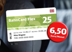 BahnCard Flex ab 6,50€ mtl.– ab den 3 Monat monatlich kündbar @Bahn.de