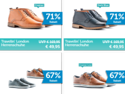 Bis zu 78% auf hochwertige Travelin Herren Leder-Schuhe im Flash-Sale @iBOOD z.B. Travelin Newbury für 55,90 € (89,90 € Idealo)