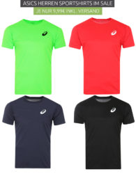 Outlet46: asics Sportshirts in verschiedenen Farben für nur je 9,99 Euro statt 22,99 Euro bei Idealo