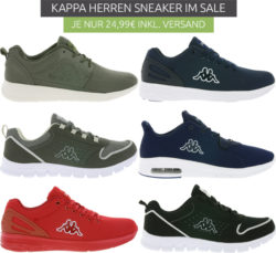 Outlet46: Kappa Sneaker für nur je 24,99 Euro im Sale statt 42,90 Euro bei Idealo