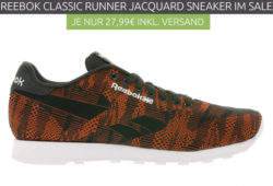 Outlet46: Reebok Classic Runner Jacquard TC Sneaker Orange V67889 für nur 27,99 Euro statt 47,99 Euro bei Idealo