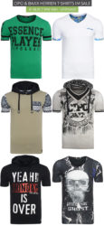 Outlet46: Viele verschiedene Cipo & Baxx T-Shirts für nur je 7,99 Euro statt 24,99 Euro bei Idealo