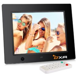 OXA 8-Zoll 16G HD Digitaler Bilderrahmen mit Eingebautem Speicherung- und Bewegungssensoren mit Gutscheincode für 22,40 € statt 55,99 € @Amazon