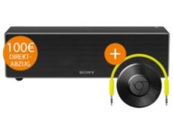 SONY SRS-ZR7 Multiroom Speaker mit Internetradio + Google Chromecast Audio im Set für 149 € (230 € Idealo) @Saturn
