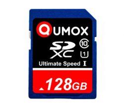 Amazon: 128GB QUMOX SD XC 128 GB SDXC Class 10 Speicherkarte für nur 7,99 Euro statt 37,29 Euro bei Idealo (lange Lieferzeit!)