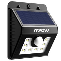 Amazon: Mpow Solarleuchte mit 8 LEDs mit Bewegungsmelder für 10,49 Euro statt 13,99 Euro dank Gutschein-Code