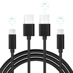 CHOETECH 6er Pack USB-C Ladekabel (Type C zu Type A) mit Gutscheincode für 9,87 € statt 18,99 € @Amazon
