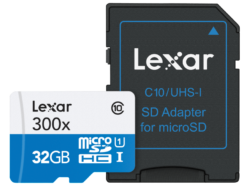 Lexar High-Performance 300x microSD 32GB für 9 € (14,99 € Idealo) @Media-Markt