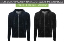 Outlet46: MOSS COPENHAGEN Byron Sweat-Jacken für nur je 14,99 Euro statt 47,99 Euro bei Idealo
