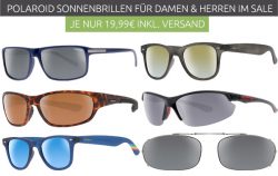 Outlet46: Viele verschiedene Polaroid Sonnenbrillen für nur je 14,99 Euro statt 31,89 Euro bei Idealo