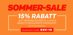 Sommer-Sale: 15% Rabattbei ausgewählten Händler bei Rakuten.de