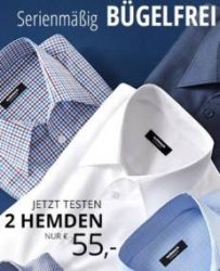 2 Hemden zum Preis von 1 für 60,95€ inkl. Versand statt 123,95€ @Walbusch