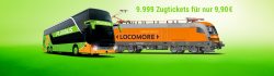 9.999 Zugtickets quer durch Deutschland ab 5€ bis 9,90€ @Flixbus