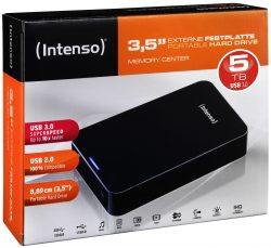 Intenso Memory Center 5TB externe Festplatte für 99,45 € (117,00 € Idealo) @eBay