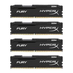 Kingston HyperX Fury 32GB Kit DDR4-2133 CL14 (HX421C14FBK4/32) für 167,24€ inkl. Versand [idealo 283,60€] @Amazon