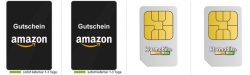 Logitel: Klarmobil Handy Spar-Tarif für einmalig 4,90 Euro + 32 Euro Amazon Gutschein