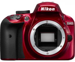 Nikon D3400 Spiegelreflexkamera Gehäuse rot  für 389,85€ inkl. Versand + 50€ Cashback [idealo 418,50€] @Computeruniverse