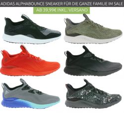 Outlet46: adidas Performance Alphabounce Sneaker für nur 39,99€ bzw. 49,99€ z.B. Alphabounce Engineered Laufschuhe für 49,99€ statt 89,99€ bei...