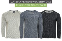 Outlet46: CARISMA Sweat Herren Sweatshirts in verschiedenen Farben für nur je 17,99 Euro statt 32,99 Euro bei Idealo