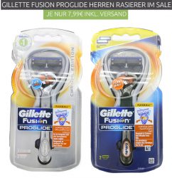 Outlet46: Gillette Fusion ProGlide Rasierer für nur je 7,99 Euro z.B. die Chrome Edition statt 27,99 Euro bei Idealo