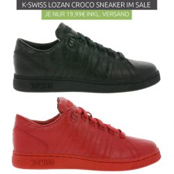 Outlet46: K-SWISS Lozan III TT Croco Sneaker für nur je 19,99 Euro statt 49,99 Euro bei Idealo