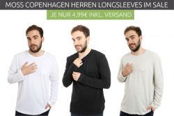 Outlet46: MOSS COPENHAGEN Mathias Herren Long-Sleeve-Shirt Pullover für nur je 1,99 Euro statt 19,99 Euro bei Idealo