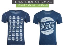 Outlet46: 2 Versch. PepsiCo T-Shirts für nur je 0,99€ (19€ MBW) statt 24,99€ bei Idealo