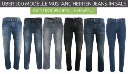 Outlet46: Über 200 Mustang Jeans ab 9,99 Euro im Sale z.B. MUSTANG Chicago Tapered Herren Jeans Blau für nur 9,99 Euro statt 47,99 Euro bei Idealo