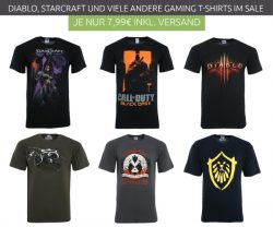 Outlet46: Verschiedene Gaming T-Shirts für nur je 4,99 Euro statt 17,99 Euro bei Idealo