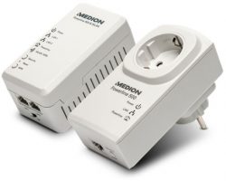 Powerline Adapter P85049 + Powerline WLAN Adapter P85149 mit Gutscheincode für 44,95 € (85,95 € Idealo) @Medion