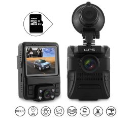 Amazon: Dual Lens 1080P FHD Dashcam mit GPS G-Sensor, Parkmonitoring, Nachtsicht usw. mit Gutschein für nur 64,99 Euro statt 129,99 Euro