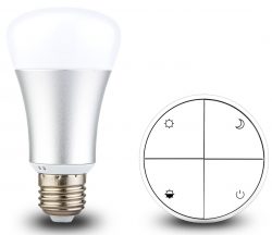 Amazon: IUQY E27 8W Dimmbare Wireless LED Glühbirne mit Fernbedienung für nur 15,99 Euro statt 25,64 Euro