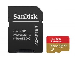 Amazon, MM und Redcoon: SanDisk Extreme 64 GB microSDXC Speicherkarte für nur 29 Euro statt 39,99 Euro bei Idealo