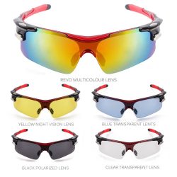 Amazon – TOMOUNT Sportbrille Sonnenbrille mit 5 Wechselgläsern UV400 durch Gutscheincode für 8,49€ statt 16,99€