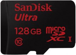 MediaMarkt: SanDisk 128GB Ultra Class 10 MicroSDXC Speicherkarte + Adapter für 39,99€ VSKFrei [Idealo ~50€]