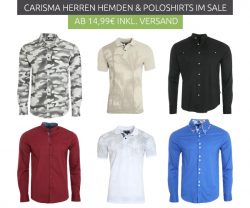 Outlet46: CARISMA Hemden und Poloshirts ab 14,99 Euro im Sale z.B. Basic Herren Freizeit-Hemd 8360 für nur 19,99 Euro statt 32,99 Euro bei Idealo