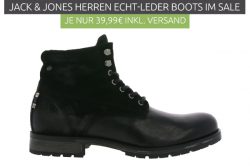 Outlet46: Jack & Jones JFWWEST Combo Boot Herren Echtleder-Boots für nur 39,99 Euro statt 59,99 Euro bei Idealo