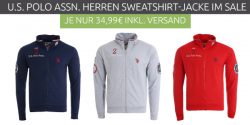 Outlet46: U.S. POLO ASSN. Full Zip Sweatshirt-Jacken für nur je 34,99 Euro statt 62,99 Euro bei Idealo