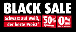 Roller: Black Sale mit bis zu 50% Rabatt auf Möbel z.B. Ecksofa NIZZA weiß-anthrazit mit Liegefunktion ab 399,99 Euro statt 599,99 Euro