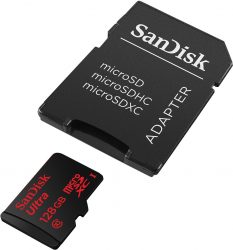 SanDisk Ultra microSDXC 128GB für 33€ inkl. Versand [idealo 39,99€] @Amazon